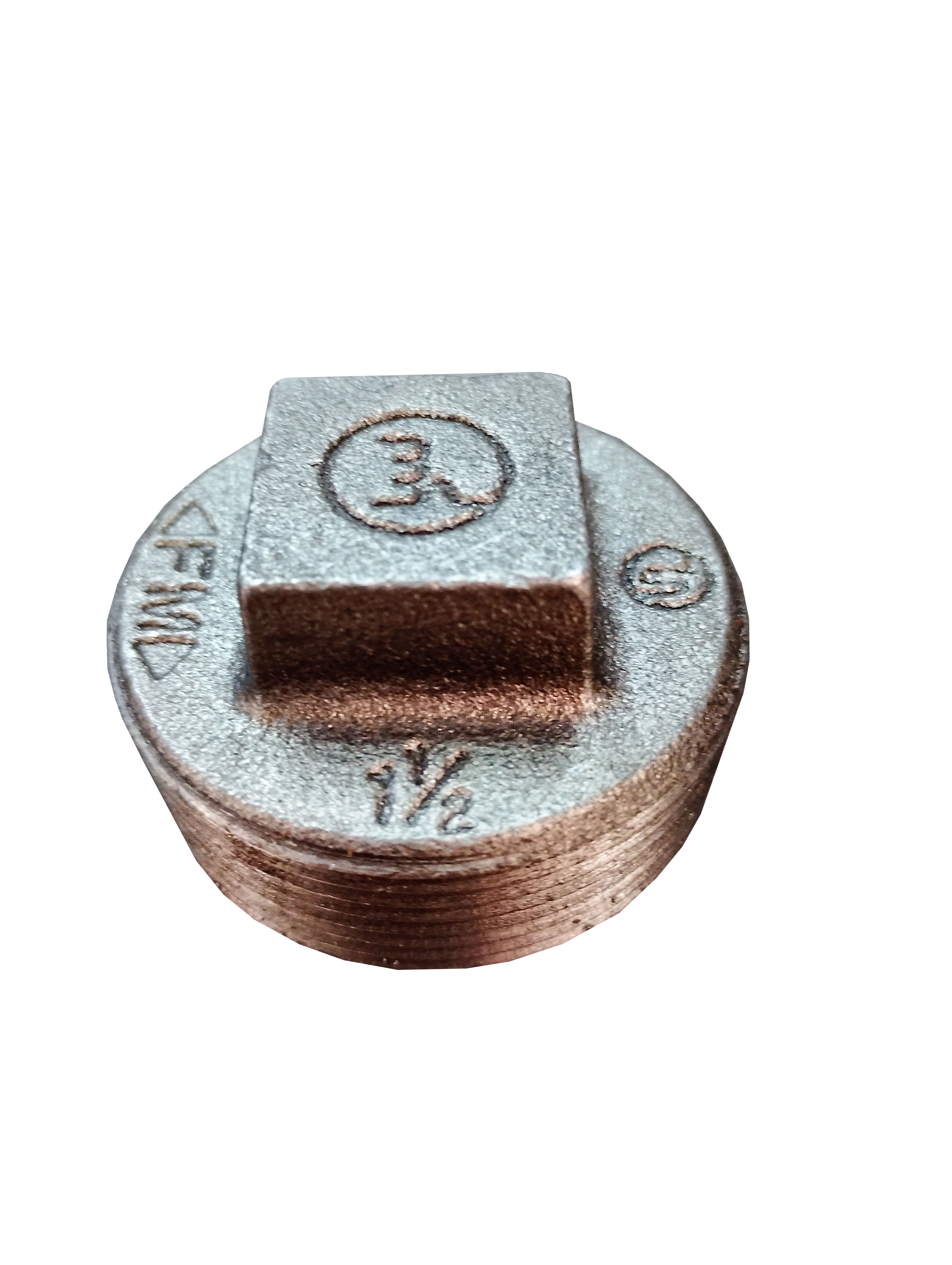 TAPON MACHO ROSCADO DE 1 1/2"